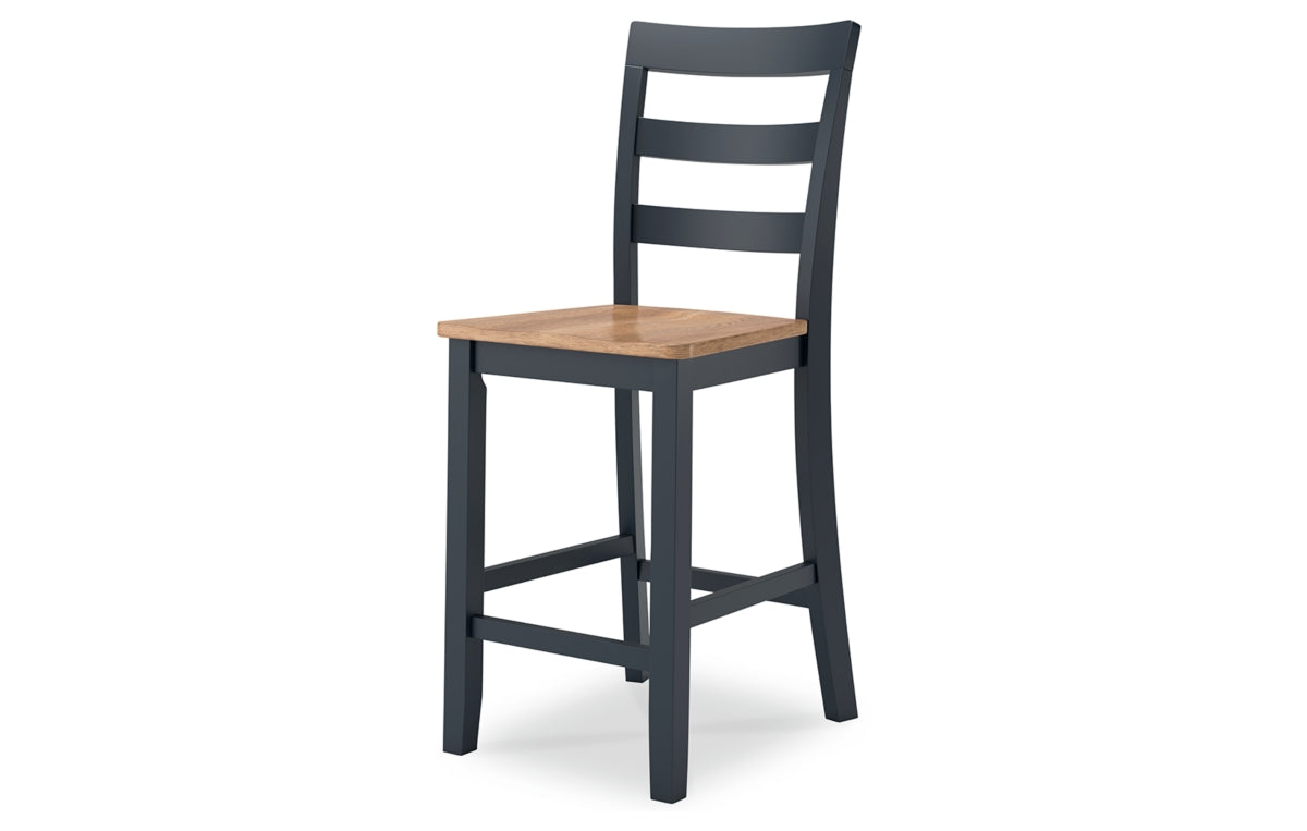 Gesthaven Counter Height Dining Table and 2 Barstools