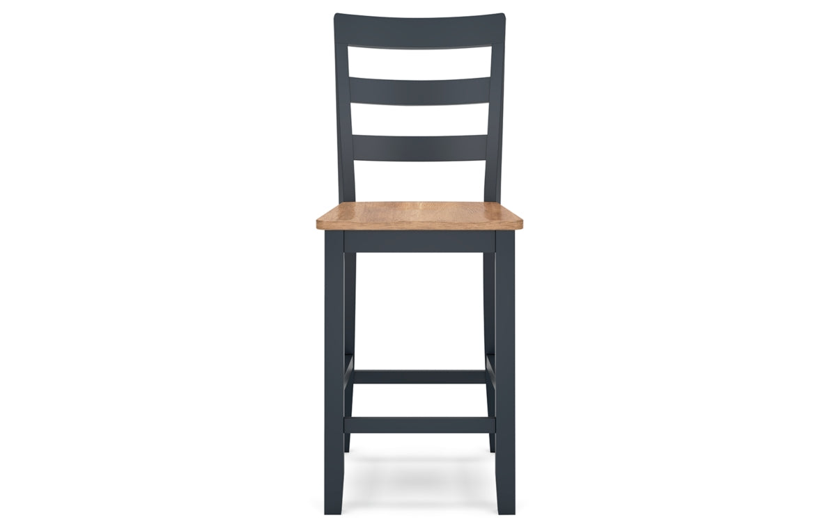 Gesthaven Counter Height Dining Table and 2 Barstools