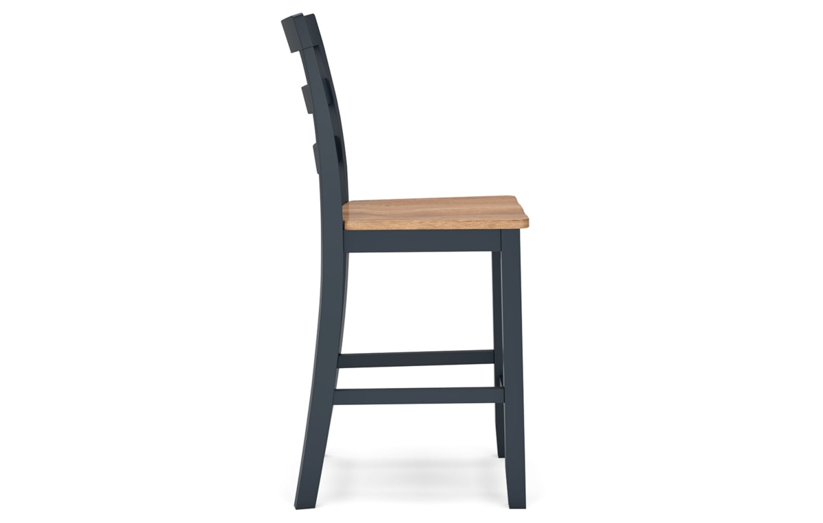 Gesthaven Counter Height Dining Table and 2 Barstools