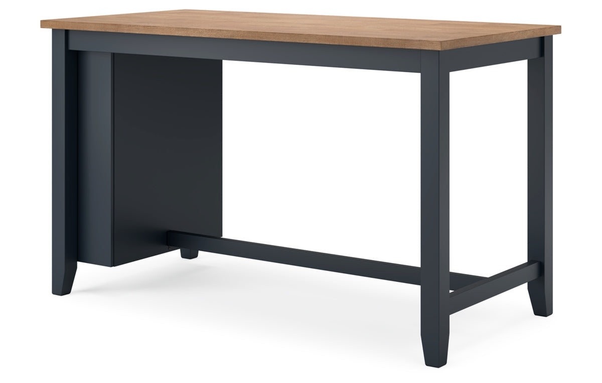 Gesthaven Counter Height Dining Table and 2 Barstools