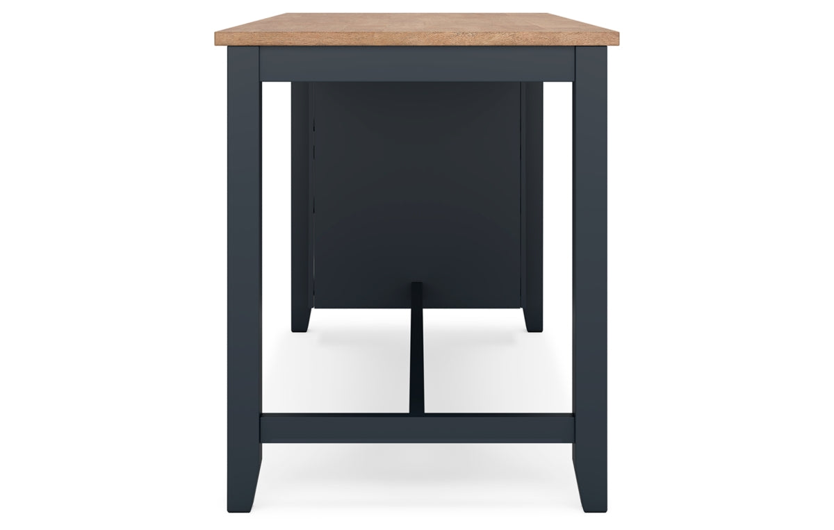 Gesthaven Counter Height Dining Table and 2 Barstools