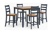 Gesthaven Counter Height Dining Table and 4 Barstools (Set of 5)