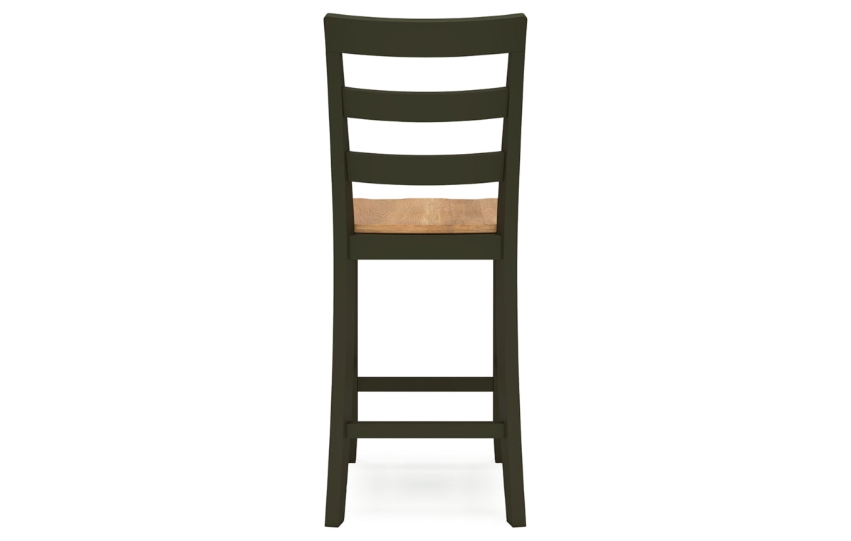 Gesthaven Counter Height Dining Table and 2 Barstools