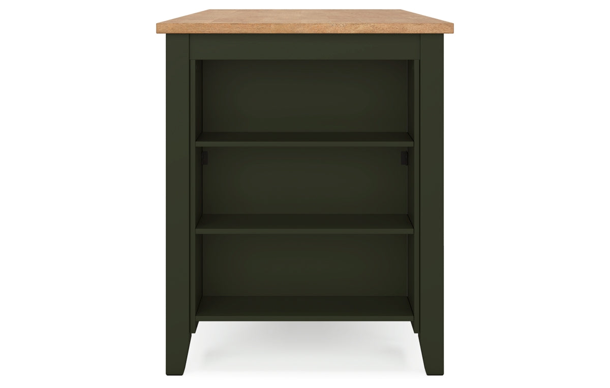 Gesthaven Counter Height Dining Table and 2 Barstools