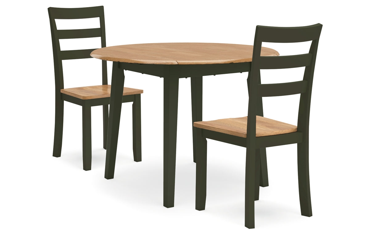 Gesthaven Dining Table and 2 Chairs