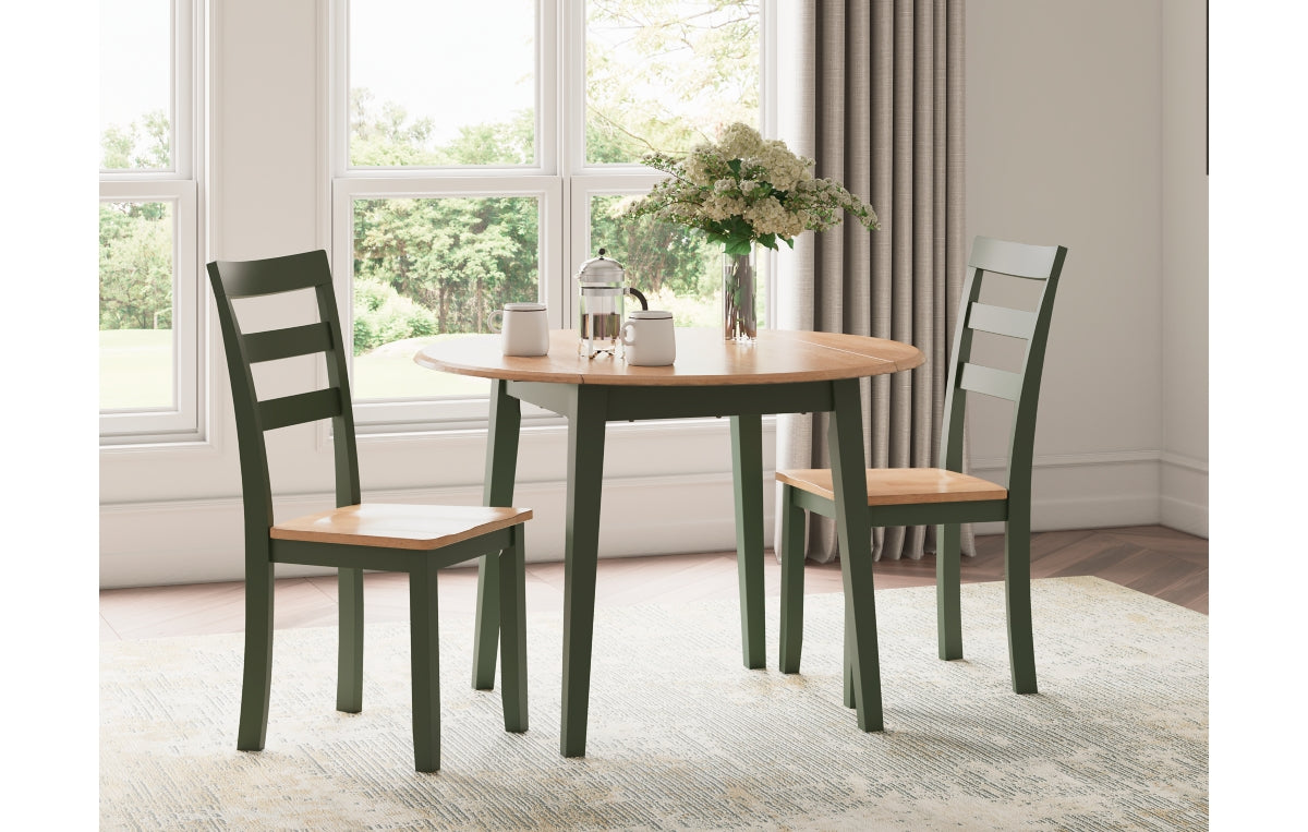 Gesthaven Dining Table and 2 Chairs