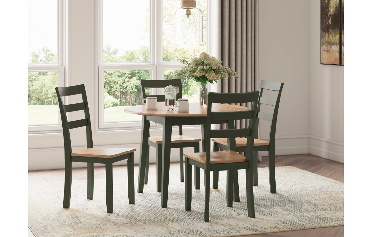 Gesthaven Dining Table and 4 Chairs