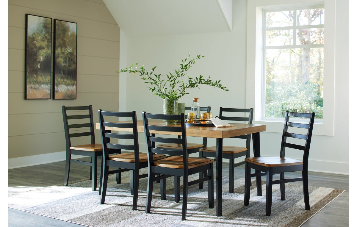 Blondon Dining Table and 6 Chairs (Set of 7)