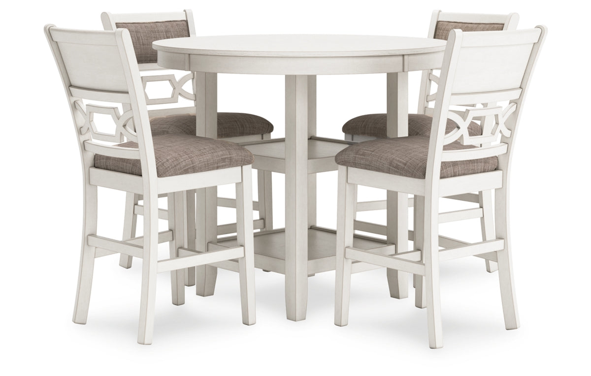 Erinberg Counter Height Dining Table and 4 Barstools (Set of 5)