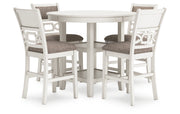 Erinberg Counter Height Dining Table and 4 Barstools (Set of 5)