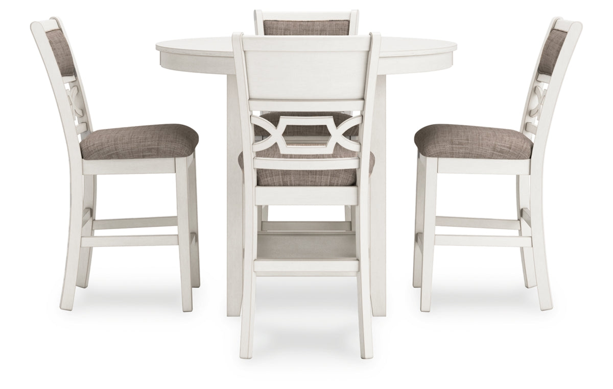 Erinberg Counter Height Dining Table and 4 Barstools (Set of 5)
