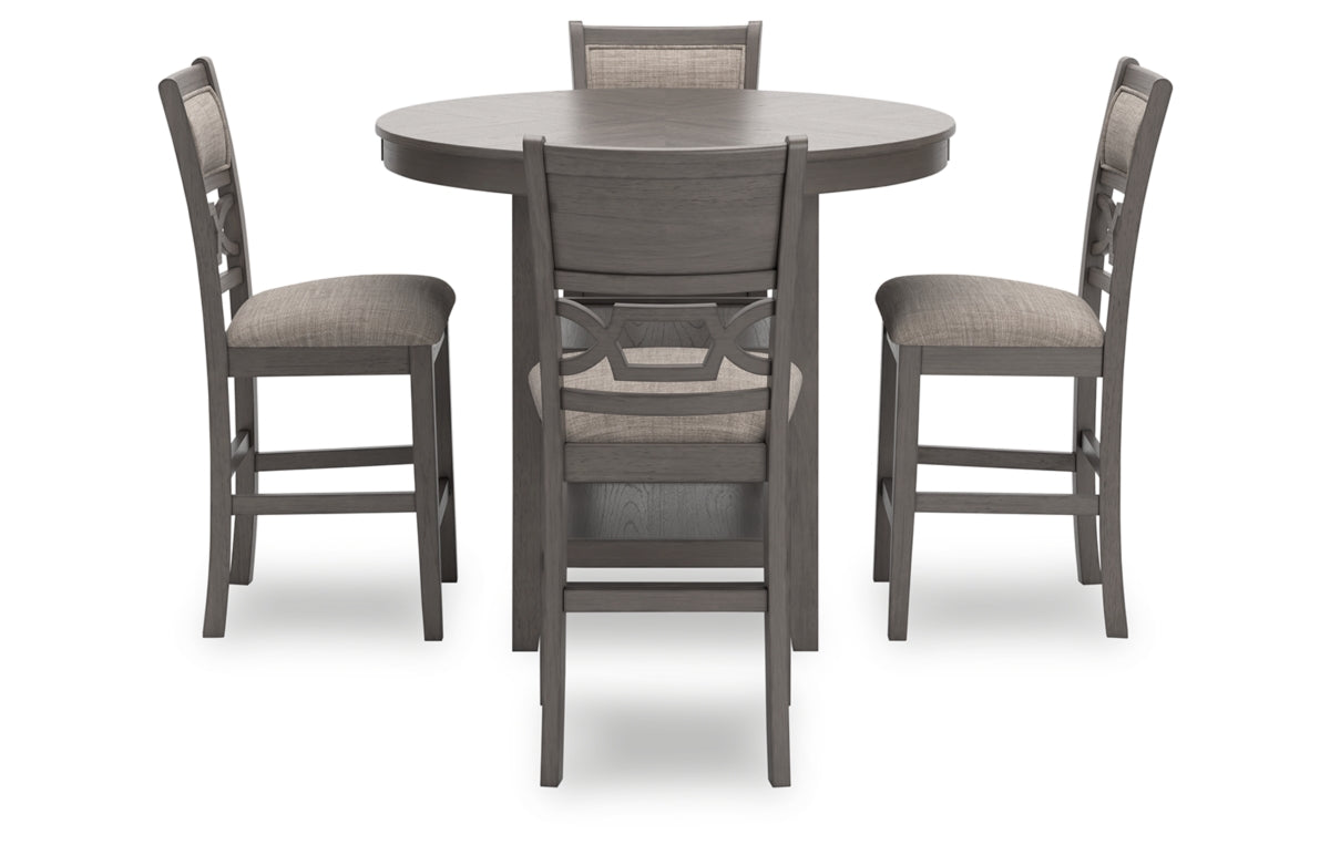 Wrenning Counter Height Dining Table and 4 Barstools (Set of 5)