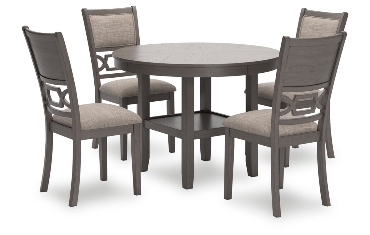 Wrenning Dining Table and 4 Chairs (Set of 5)