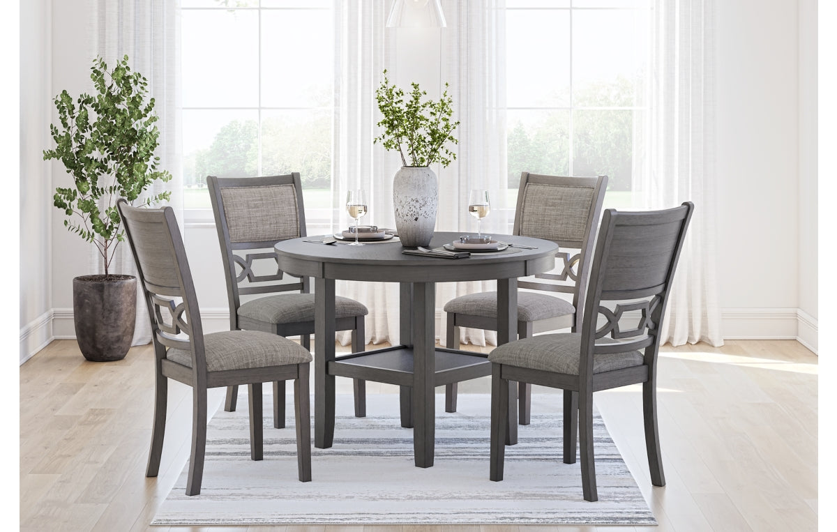 Wrenning Dining Table and 4 Chairs (Set of 5)