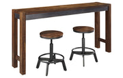 Torjin Counter Height Dining Table and 2 Barstools