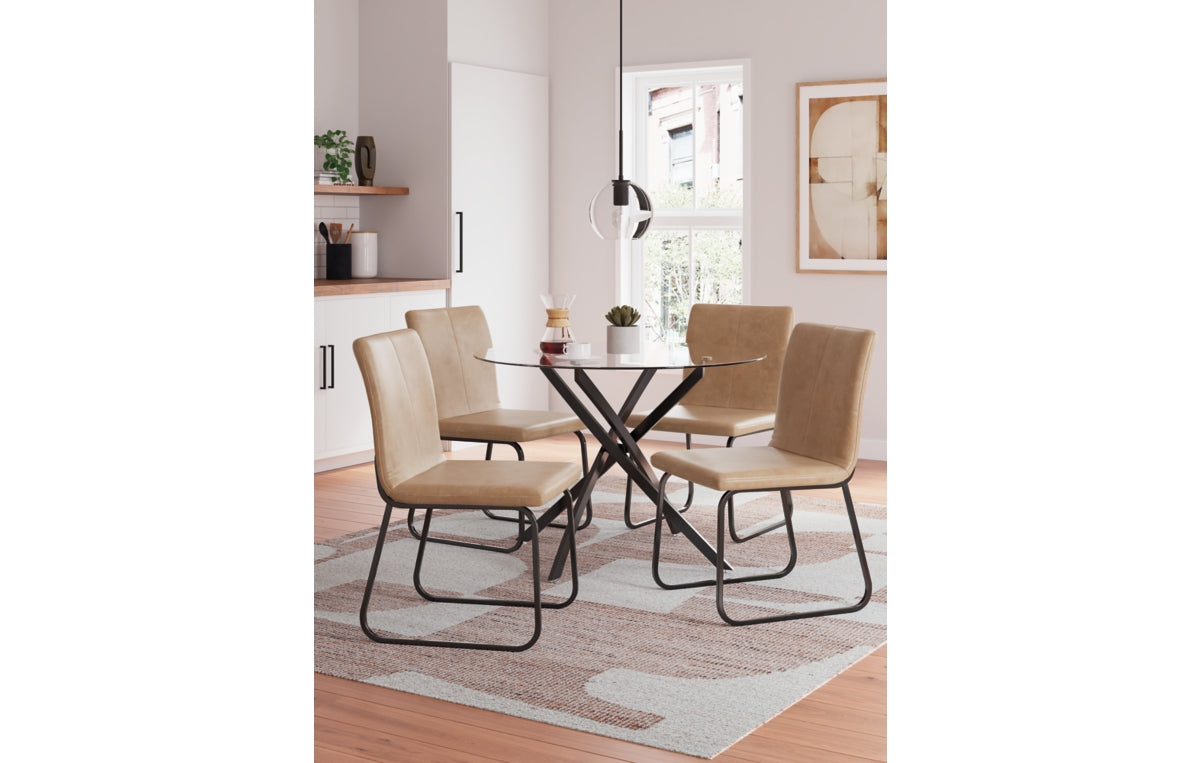Pharwynn Dining Table and 4 Chairs