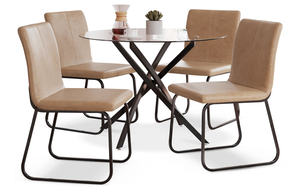 Pharwynn Dining Table and 4 Chairs