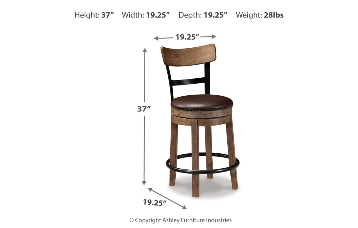 Pinnadel Counter Height Bar Stool