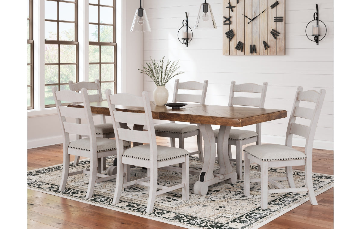 Valebeck Dining Table and 8 Chairs