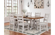 Valebeck Dining Table and 8 Chairs