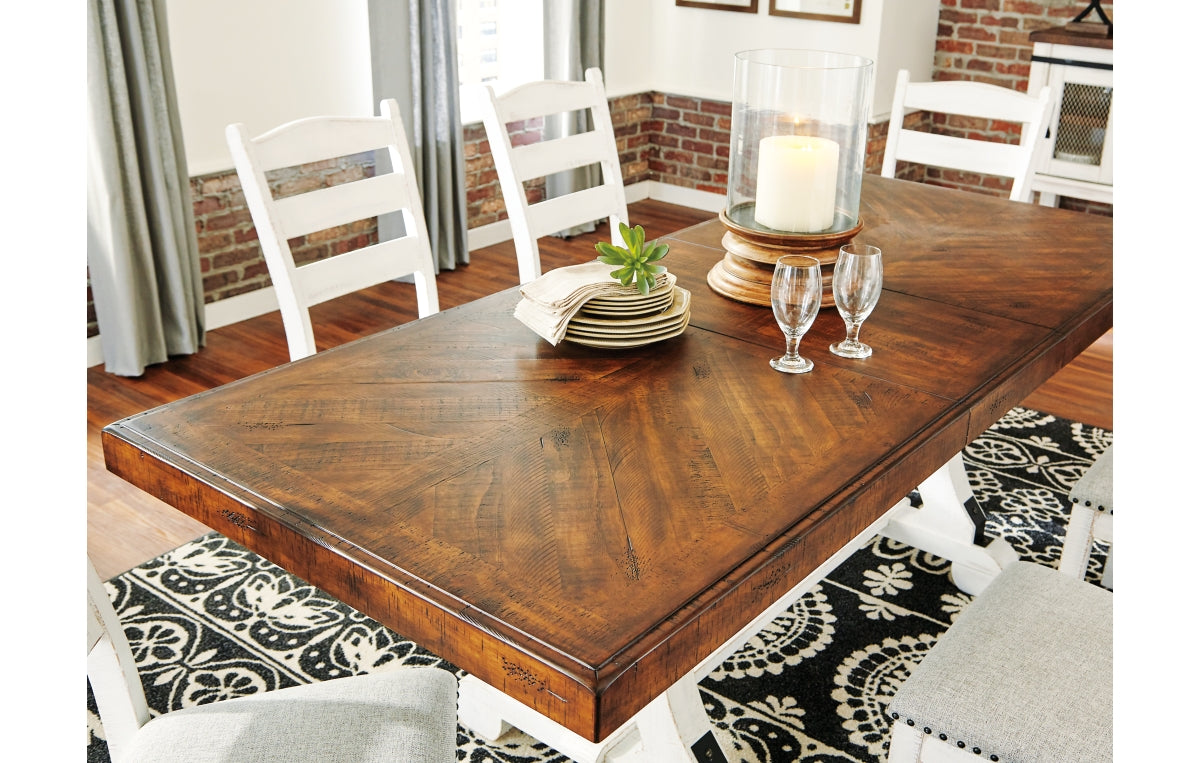 Valebeck Dining Table and 6 Chairs