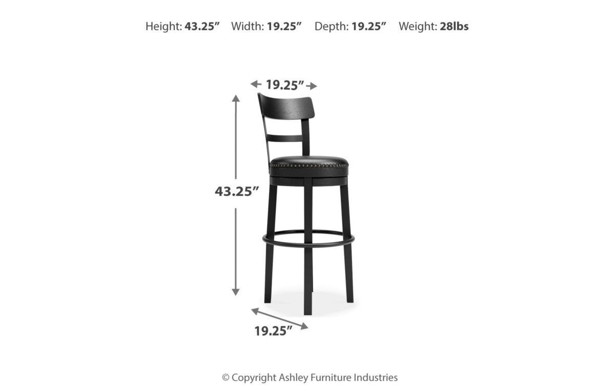 Valebeck Bar Height Bar Stool