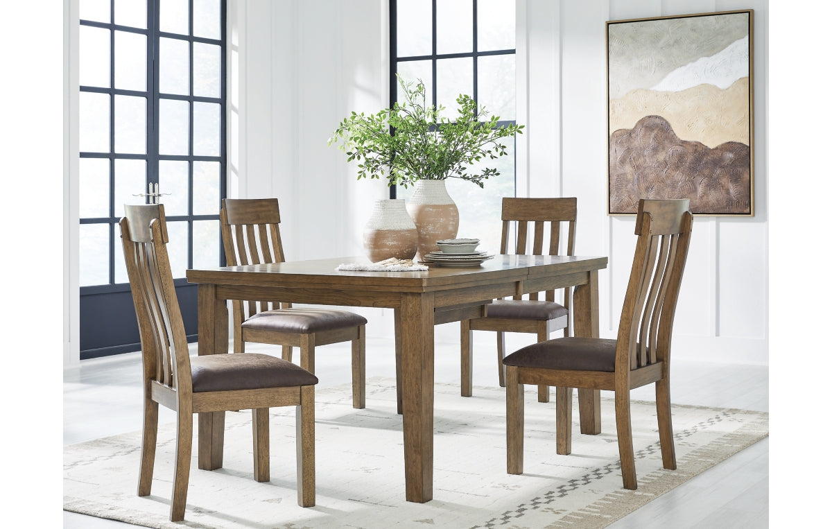 Urbinforte Dining Table and 4 Chairs