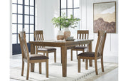 Urbinforte Dining Table and 4 Chairs