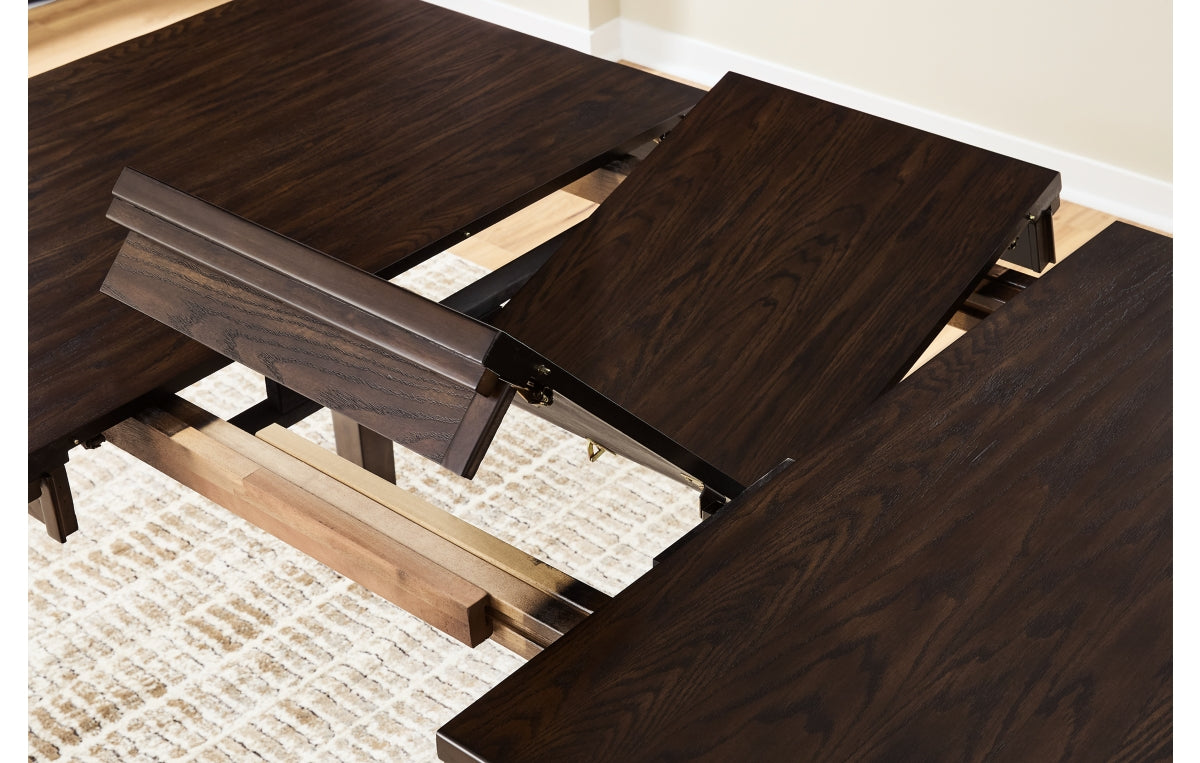 Haddigan Counter Height Dining Table and 6 Barstools