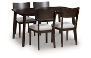 Mallenette Dining Table and 4 Chairs (Set of 5)