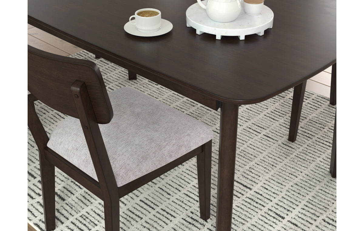 Mallenette Dining Table and 4 Chairs (Set of 5)