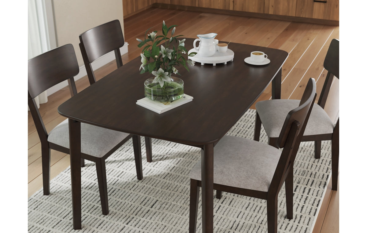 Mallenette Dining Table and 4 Chairs (Set of 5)