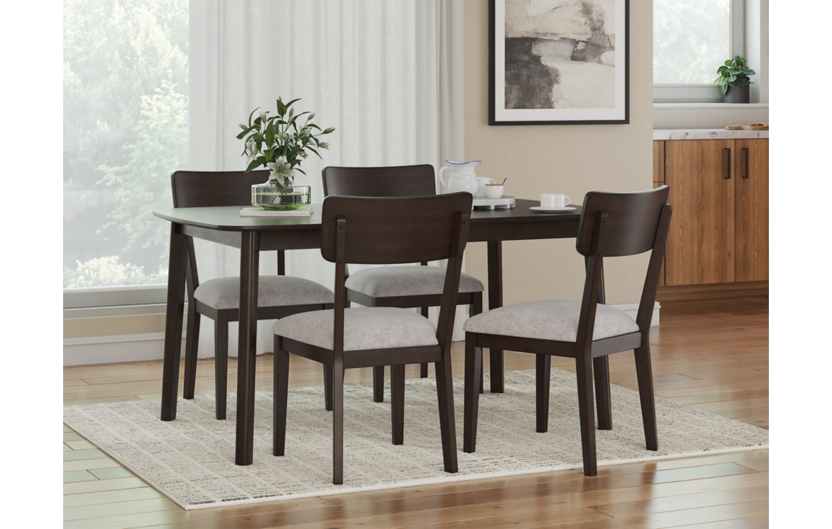 Mallenette Dining Table and 4 Chairs (Set of 5)