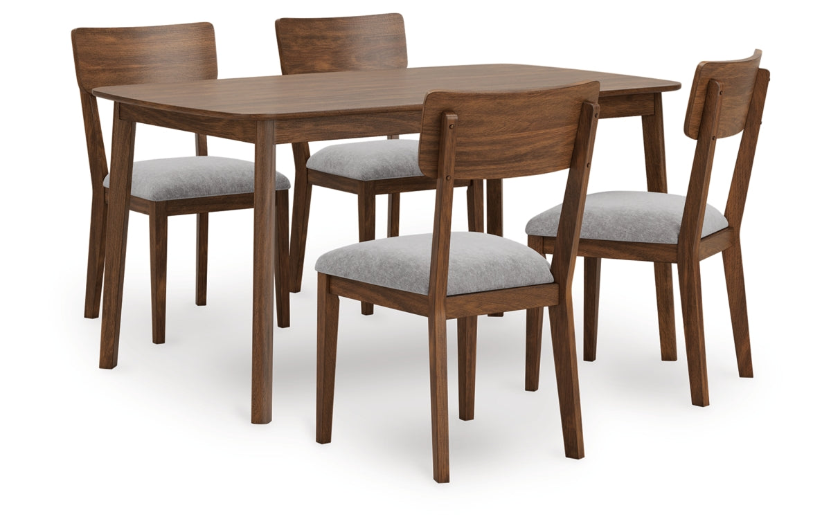 Tameride Dining Table and 4 Chairs (Set of 5)