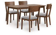 Tameride Dining Table and 4 Chairs (Set of 5)