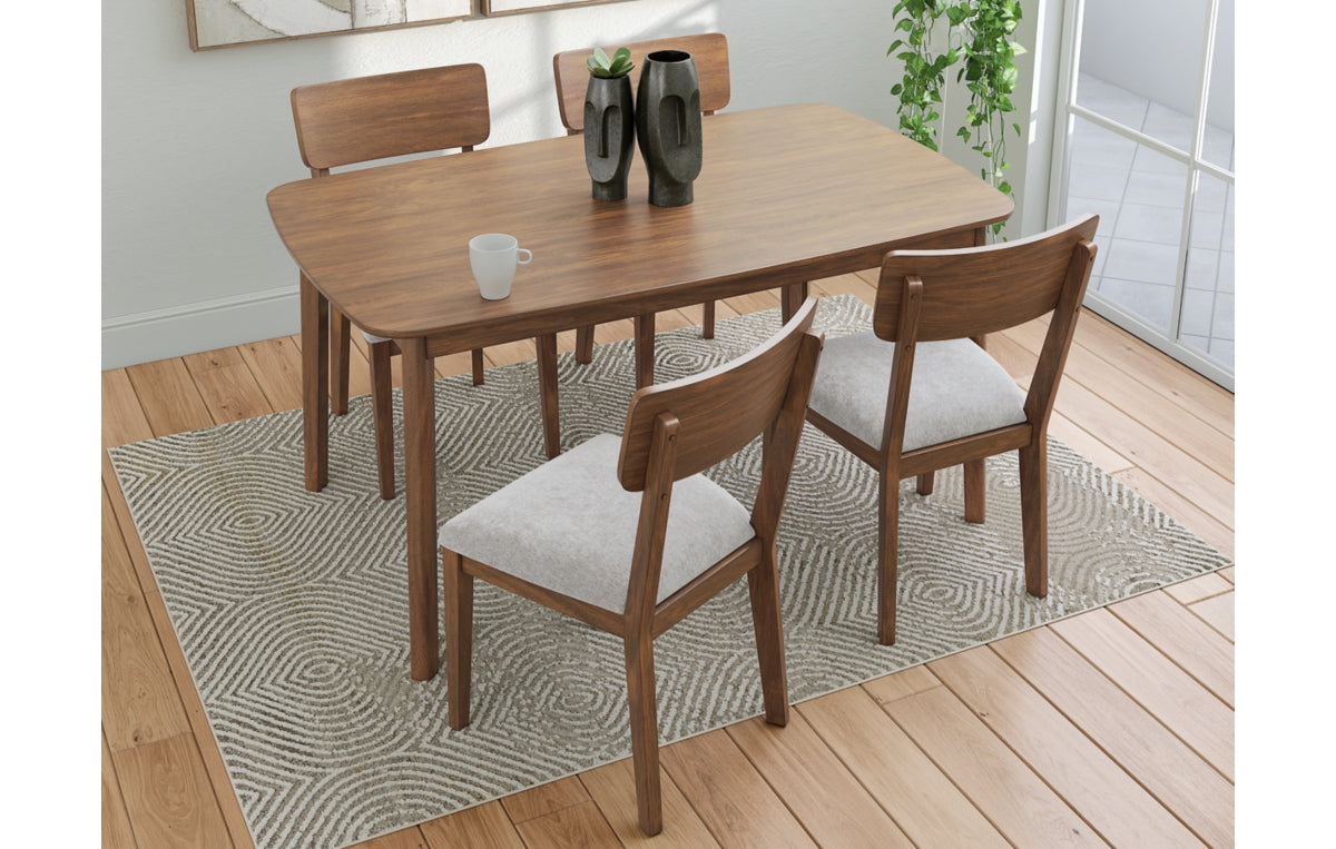 Tameride Dining Table and 4 Chairs (Set of 5)