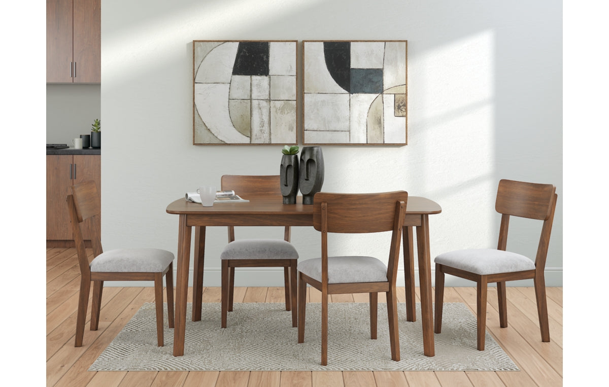 Tameride Dining Table and 4 Chairs (Set of 5)