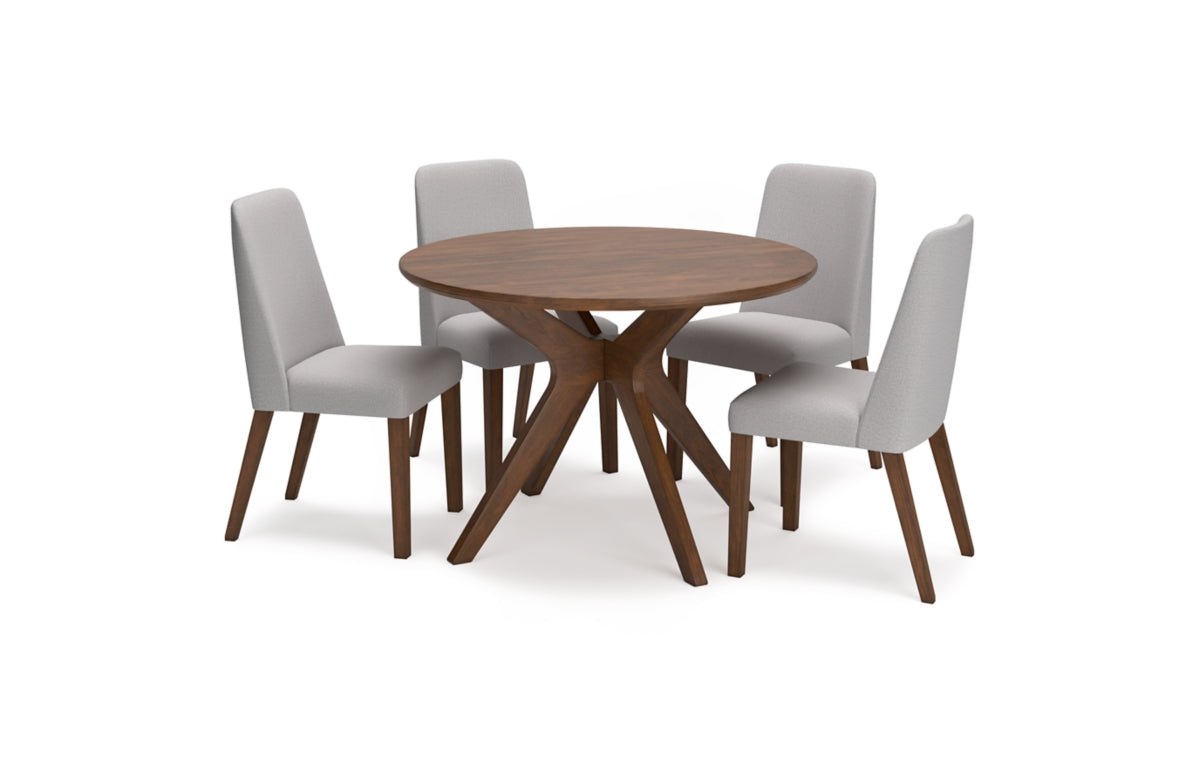 Lyncott Dining Table and 4 Chairs