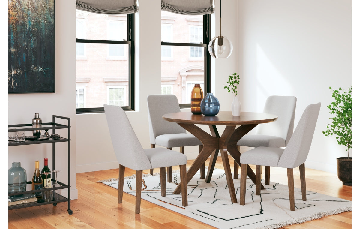 Lyncott Dining Table and 4 Chairs