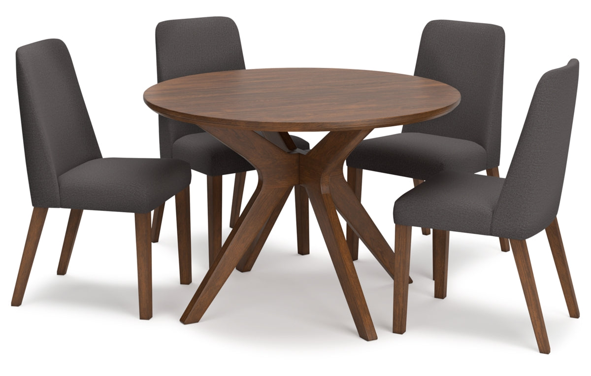 Lyncott Dining Table and 4 Chairs