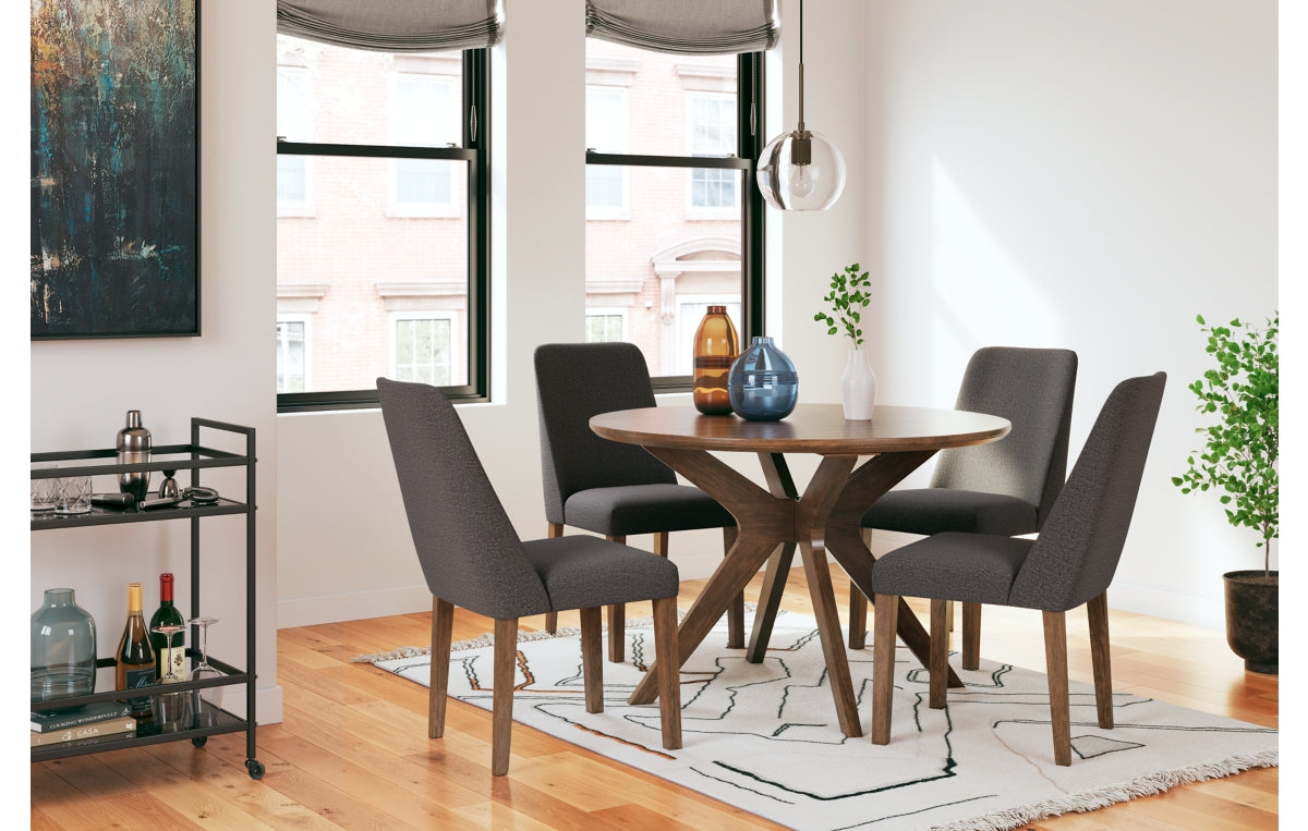Lyncott Dining Table and 4 Chairs