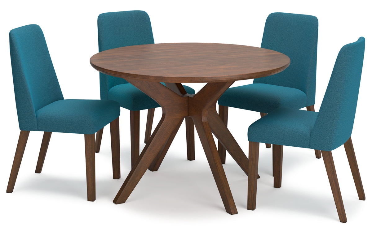 Lyncott Dining Table and 4 Chairs