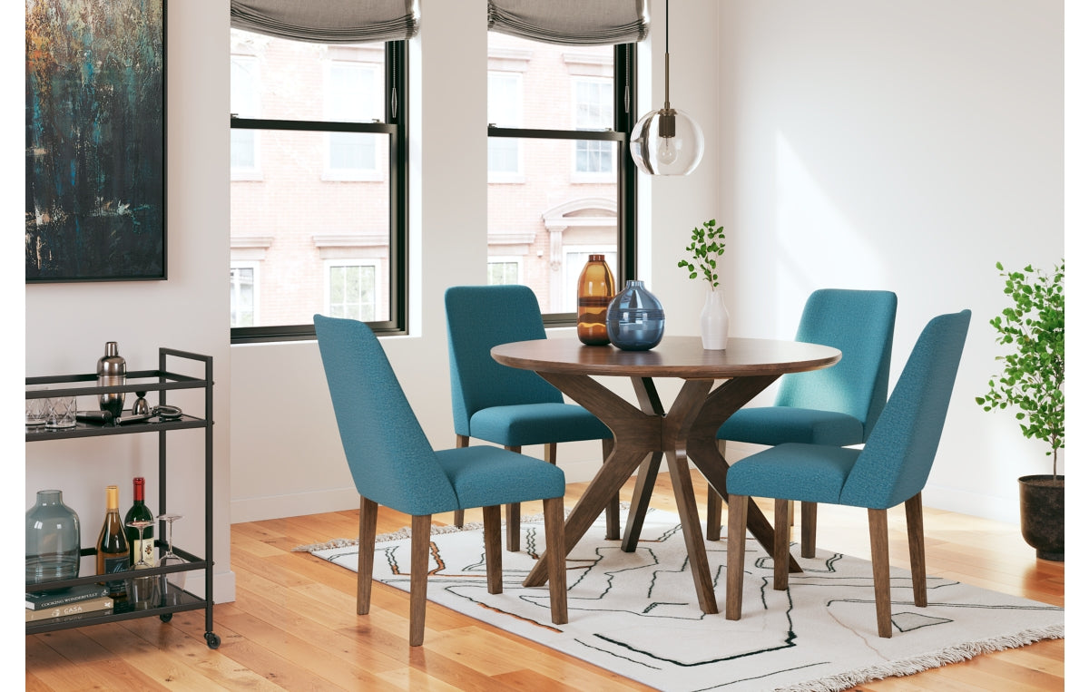 Lyncott Dining Table and 4 Chairs