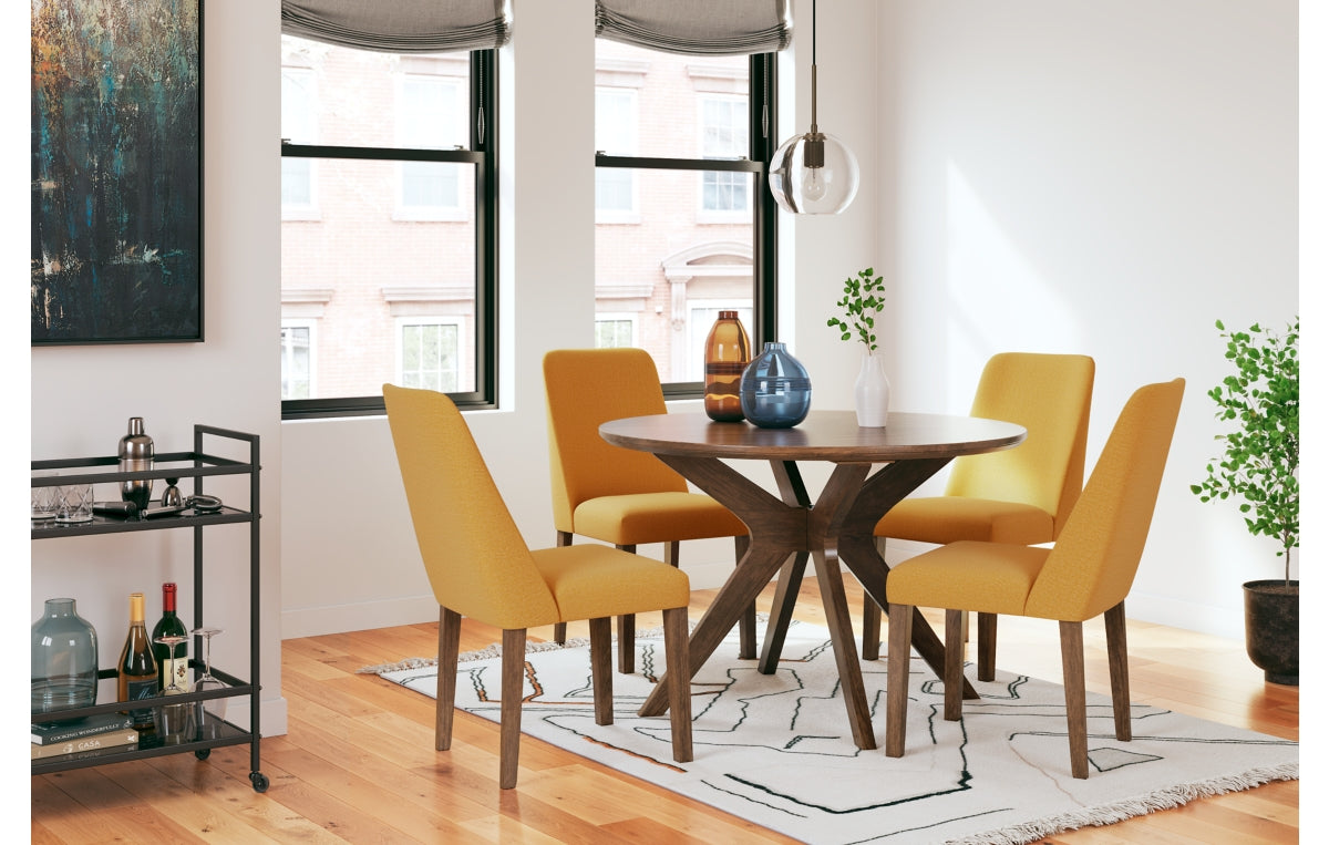 Lyncott Dining Table and 4 Chairs