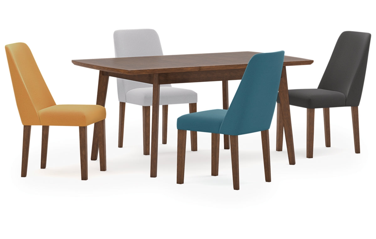 Lyncott Dining Table and 4 Chairs