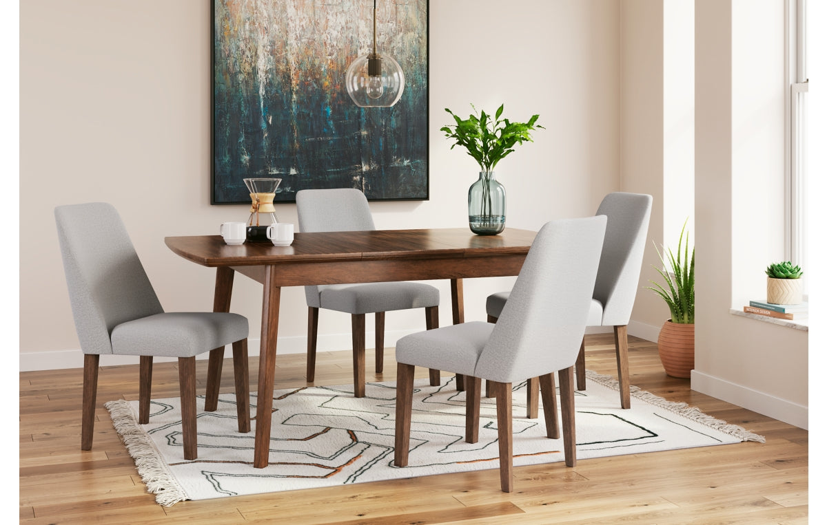 Lyncott Dining Table and 4 Chairs