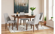 Lyncott Dining Table and 4 Chairs