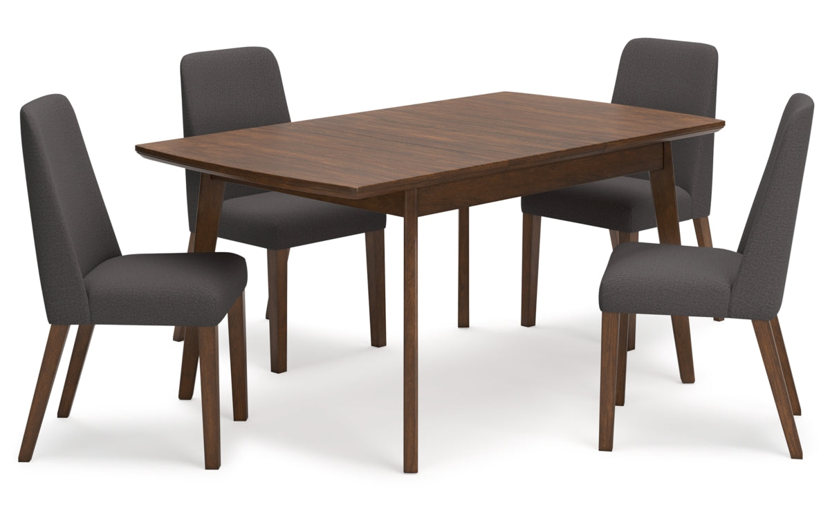 Lyncott Dining Table and 4 Chairs