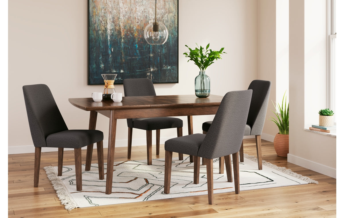 Lyncott Dining Table and 4 Chairs