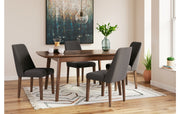 Lyncott Dining Table and 4 Chairs